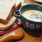Chicken Soup with homemade bread<br>